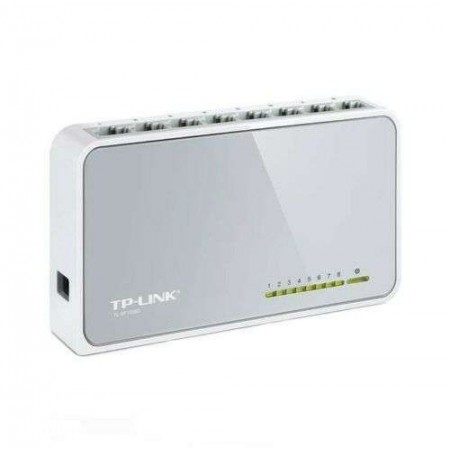 TP-LINK modem router wifi 8 porte RJ45 rete collegamento TL-SF1008D casa ufficio 