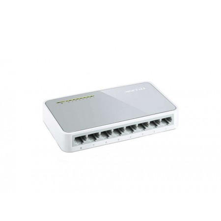 TP-LINK modem router wifi 8 porte RJ45 rete collegamento TL-SF1008D casa ufficio 
