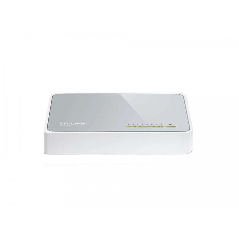 TP-LINK modem router wifi 8 porte RJ45 rete collegamento TL-SF1008D casa ufficio 