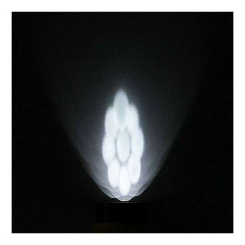 Torcia 9 LED ricaricabile da lavoro lampada garage bricolage 710-A luce torce