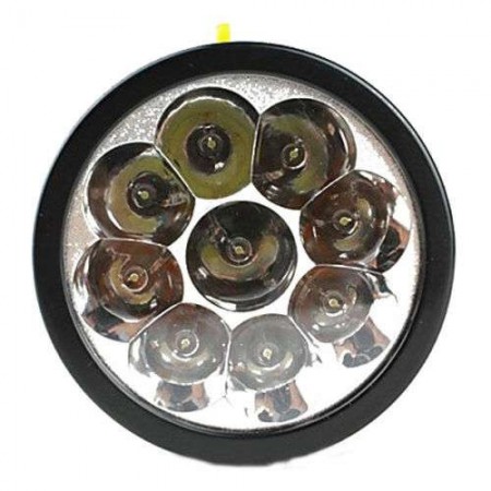Torcia 9 LED ricaricabile da lavoro lampada garage bricolage 710-A luce torce