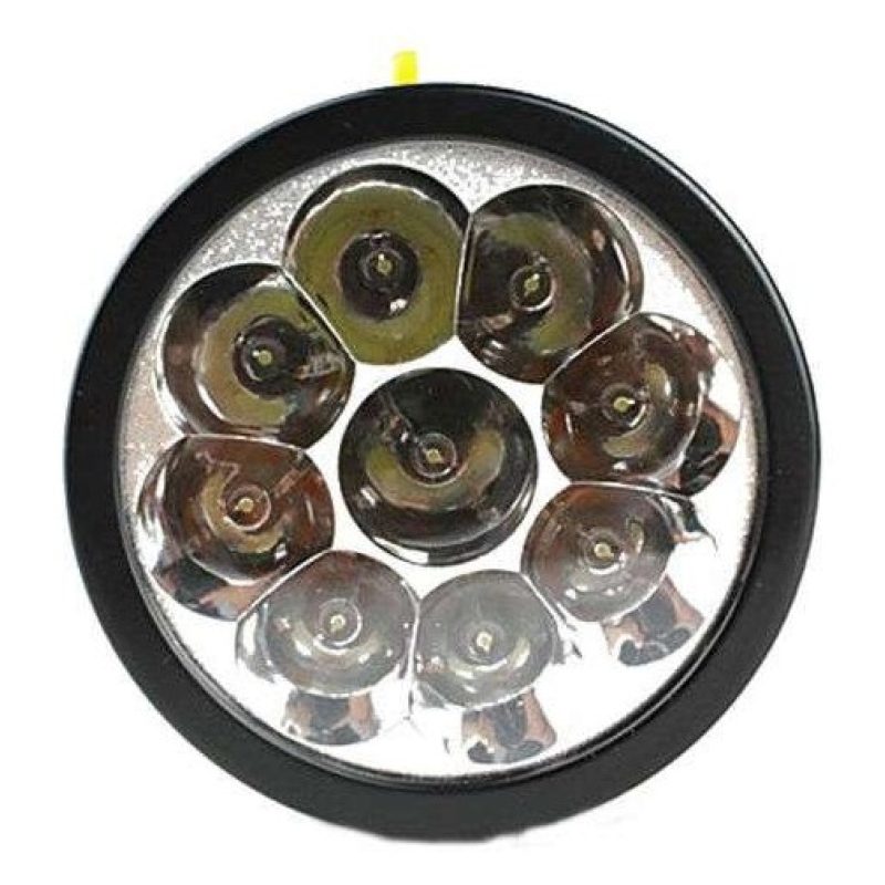 Torcia 9 LED ricaricabile da lavoro lampada garage bricolage 710-A luce torce