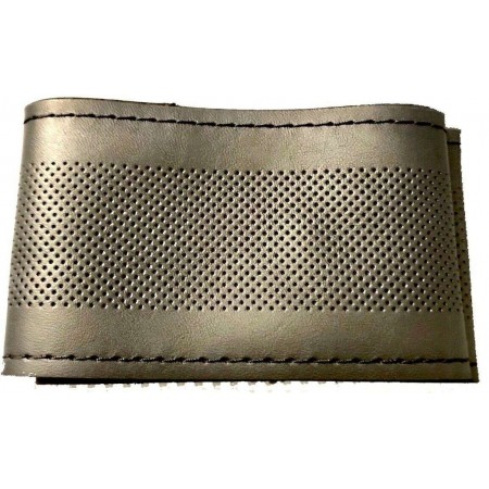 NUOVO Coprivolante universale cucire simil pelle volante ago filo colore nero 