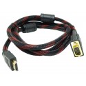 Cavo VGA a HDMI cavo telato 1,5 m trasmettere segnale video PC a lettori hdmi