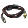 Cavo VGA a HDMI cavo telato 1,5 m trasmettere segnale video PC a lettori hdmi