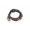 Cavo VGA a HDMI cavo telato 1,5 m trasmettere segnale video PC a lettori hdmi