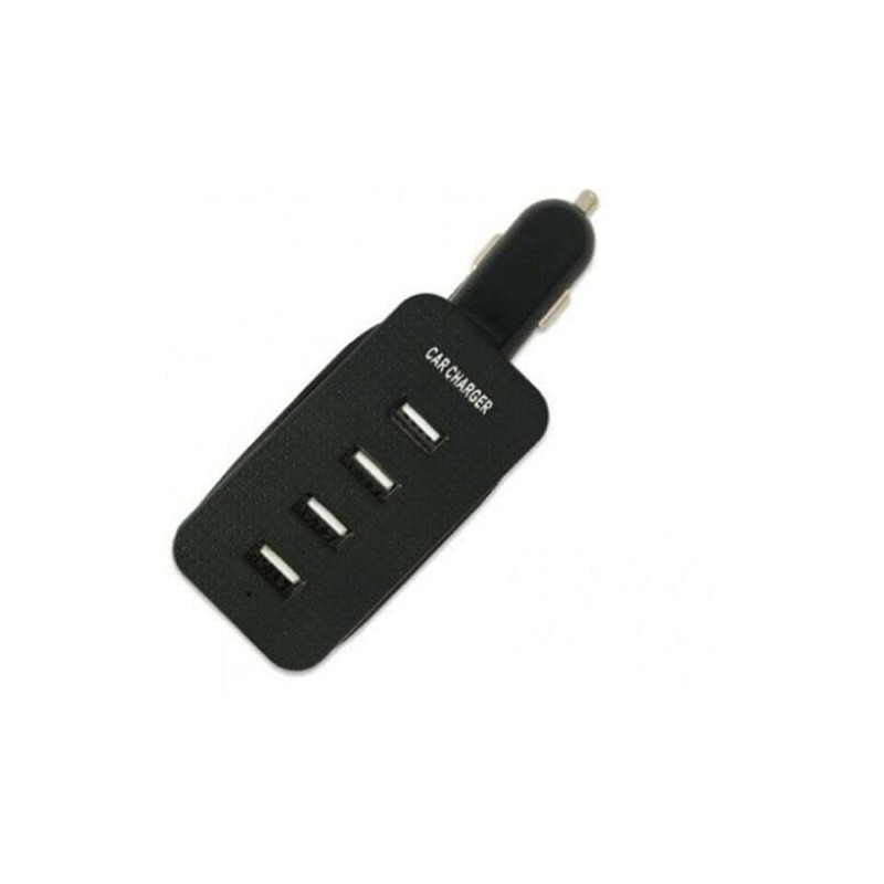 Caricatore USB 2.0 presa accendisigari auto caricabatterie 4 porte cellulare 