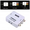 Convertitore adattatore da HDMI a AV supporto 2AV CVBS video TV segnali audio