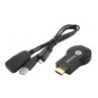 Chiavetta dongle Anycast wifi ricevitore display video streamer M4 plus android