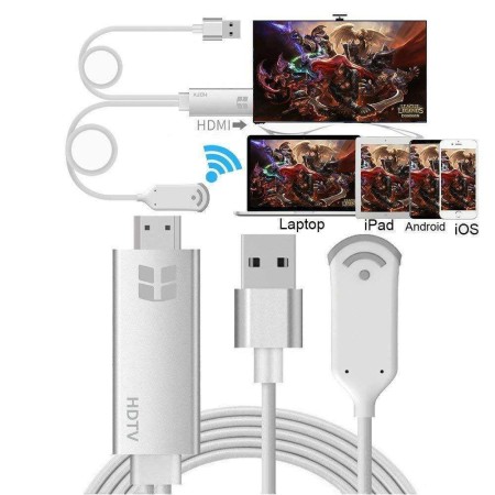 Mirascreen HDTV TV proiettore ios android mirror wireless share streaming hd