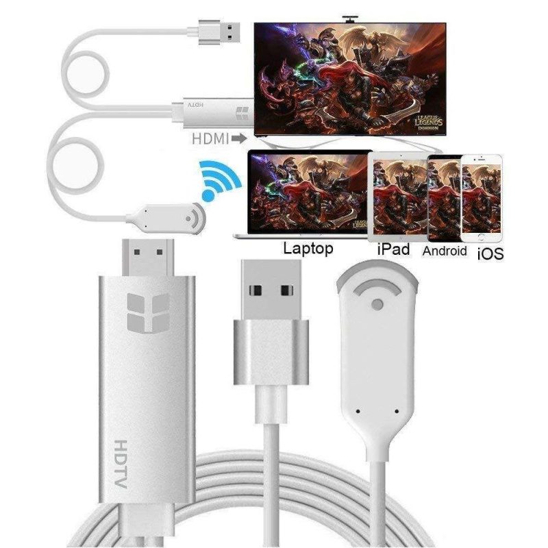 Mirascreen HDTV TV proiettore ios android mirror wireless share streaming hd