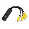 Easycap scheda aquisizione canale 4 video 1 audio telecamere TV RCA adapter