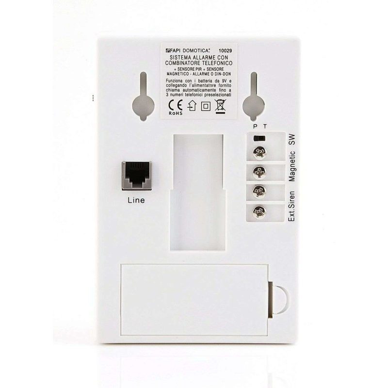 Kit allarme casa linea telefonica sensore PIR combinatore telefonico antifurto