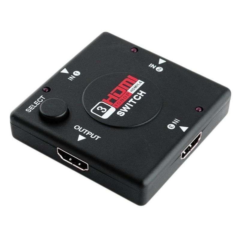 Sdoppiatore HDMI 1.3b TV switch 1080p presa multipla HUB 3 porte adattatore