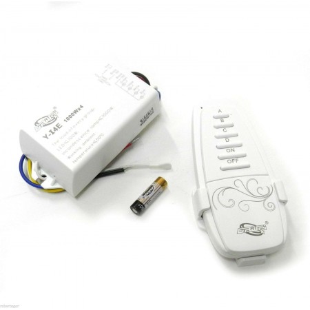 Interruttore wireless centralina luci accensione senza fili 4 canali Y14E casa