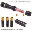 Torcia LED 18000 lumens batterie caricatore sport torce illuminazione casa