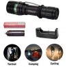 Torcia LED 18000 lumens batterie caricatore sport torce illuminazione casa