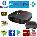 Smart tv box Android 4 GB ram 32GB rom wifi andowl IPTV 4K HD telecomando Q9 pro