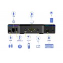 Smart TV box Android IPTV 3 GB ram 32GB rom wifi telecomando andowl 4K HDR Q5