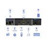 Smart TV box Android IPTV 3 GB ram 32GB rom wifi telecomando andowl 4K HDR Q5
