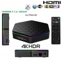 Smart TV box Android IPTV 3 GB ram 32GB rom wifi telecomando andowl 4K HDR Q5