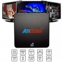 Smart TV box IPTV Android 4 GB ram 32GB rom wifi telecomando andowl 4K HD Q-M6