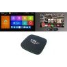 Smart TV box Android 4GB ram 32GB rom wifi telecomando 4K HD cavo HDMI H96 pro