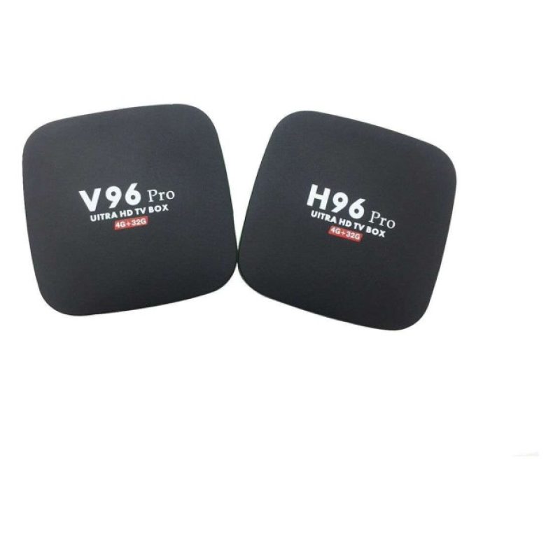 Smart TV box Android 4GB ram 32GB rom wifi telecomando 4K HD cavo HDMI H96 pro