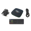 Smart TV box Android 4GB ram 32GB rom wifi telecomando 4K HD cavo HDMI H96 pro