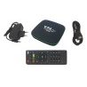 Smart TV box Android 4GB ram 32GB rom wifi telecomando 4K HD cavo HDMI H96 pro