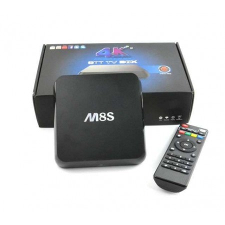 Smart TV box Android 7.1 1GB ram 16 GB rom wifi 4K HD telecomando iptv M8S
