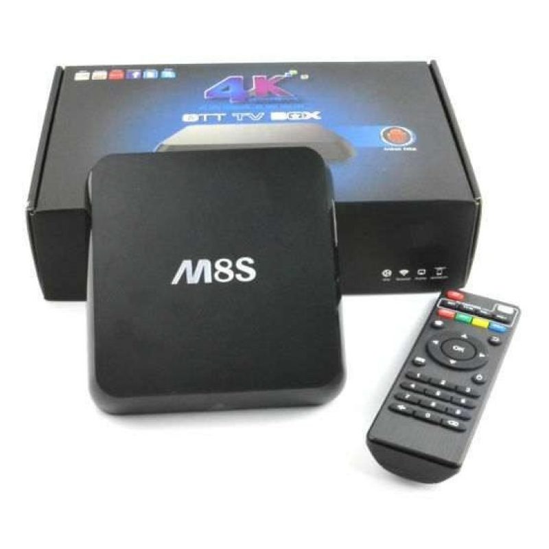 Smart TV box Android 7.1 1GB ram 16 GB rom wifi 4K HD telecomando iptv M8S