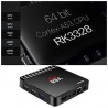 Smart TV box Android 7.1 ram 4GB rom 16GB wifi 4K HD telecomando iptv V88 piano