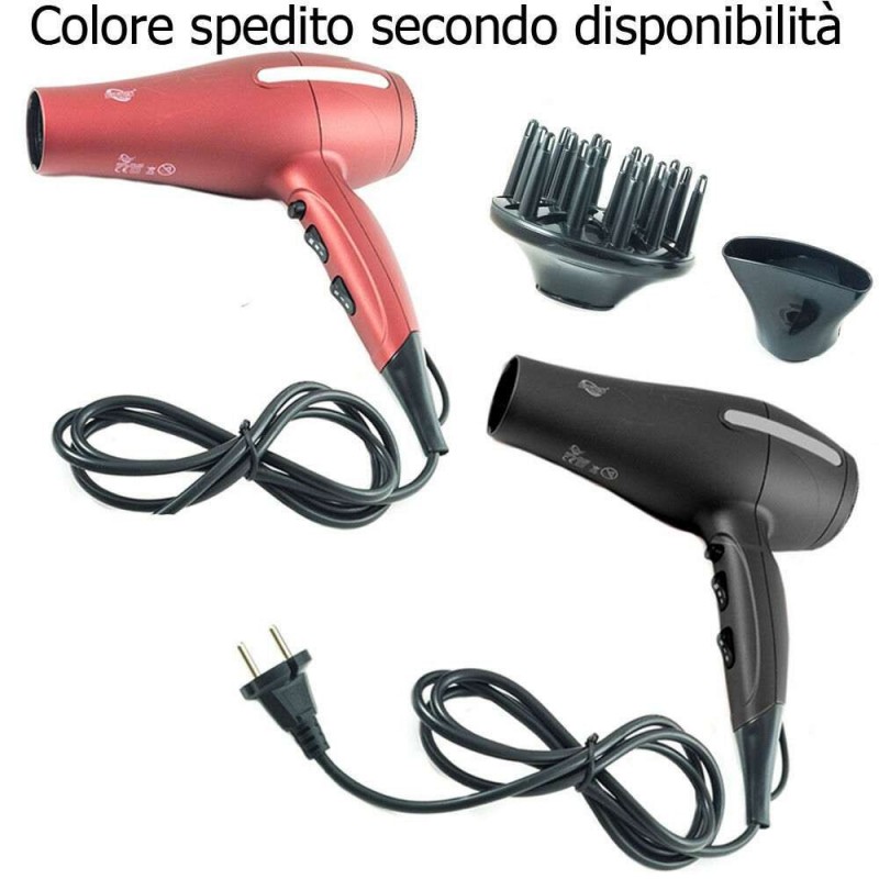 DRIWEI Phon professionale 3000 W asciugacapelli hair diffusore beccuccio DW-034 