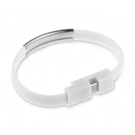 Cavo dati USB bracciale ricarica caricatore smartphone android cavetto microUSB 