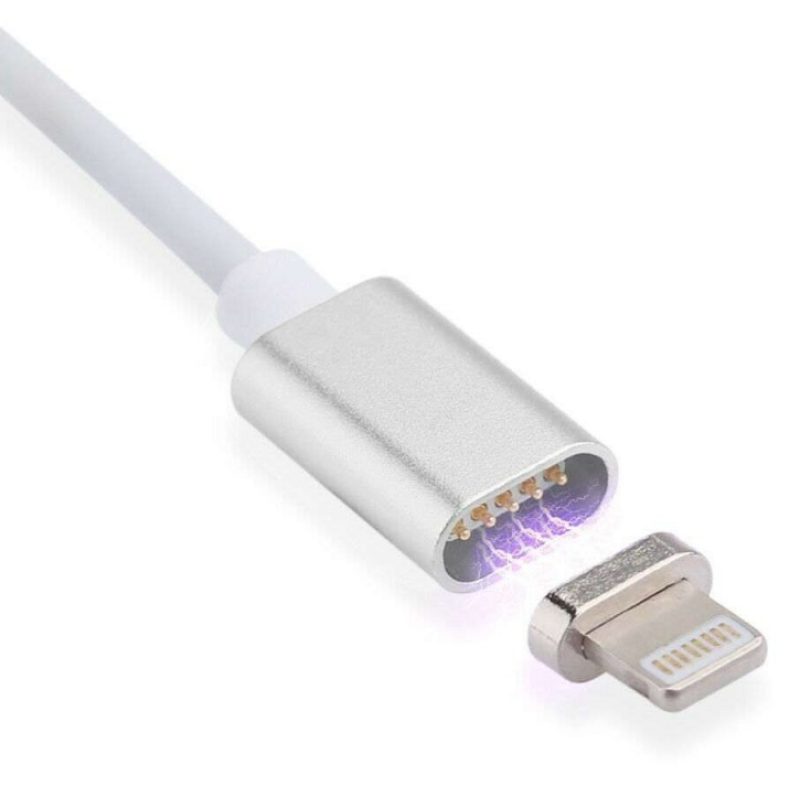 Cavo ricarica Lightning megnetico caricatore compatibile apple connettore 1m 