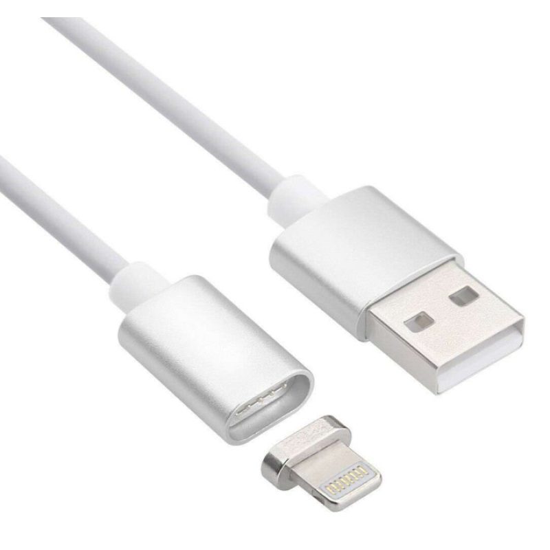 Cavo ricarica Lightning megnetico caricatore compatibile apple connettore 1m 