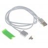 Cavo ricarica Lightning megnetico caricatore compatibile apple connettore 1m 