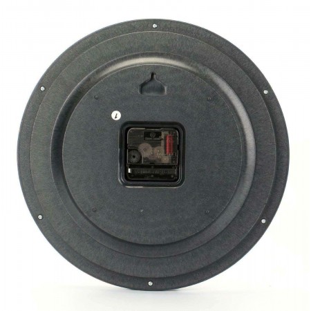 Orologio Da Parete Tondo effetto legno Quarzo Muro 30cm di Diametro Breaker821