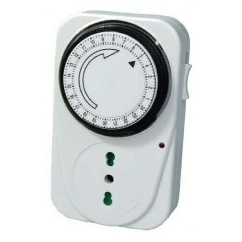 Timer digitale presa elettrica programmabile 230V corrente casa controllo luci