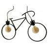 Lampada soffitto 2 luci LED E27 Vintage Bicycle salotto plafoniera sospensione 