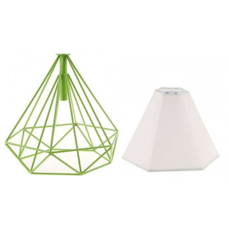 Lampada soffitto Dimen 1 luce LED E27 moderno plafoniera sospensione salotto 