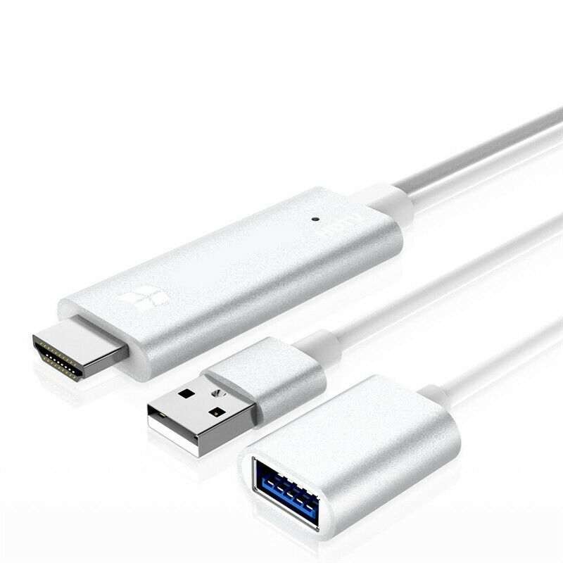 Cavo HDTV adattatore video smartphone connettore Android Lightning HDMI USB 