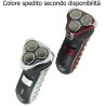 Rasoio regolabarba tripla testina barba uomo ricaricabile 3 testine 3W rscw-258