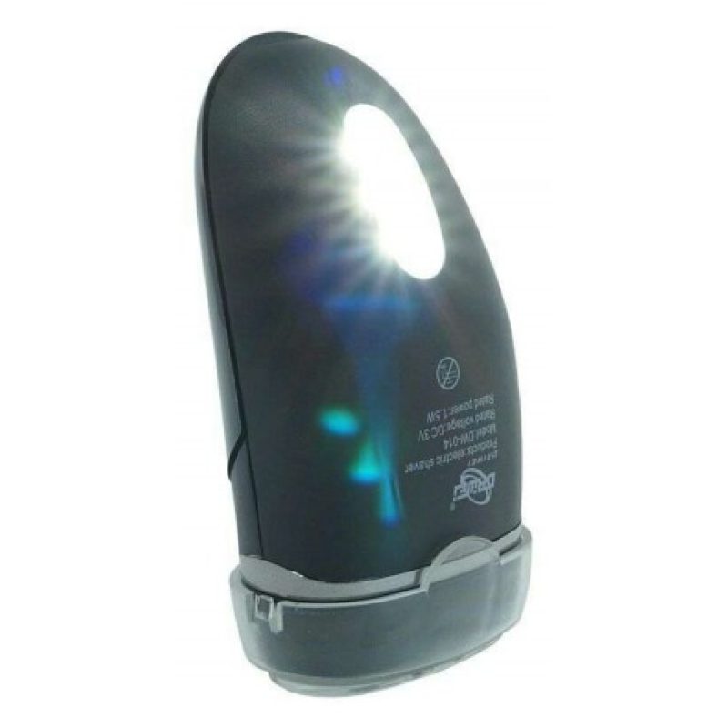 Rasoio mini regolabarba LED testina regola barba uomo elettrico batteria DW-014