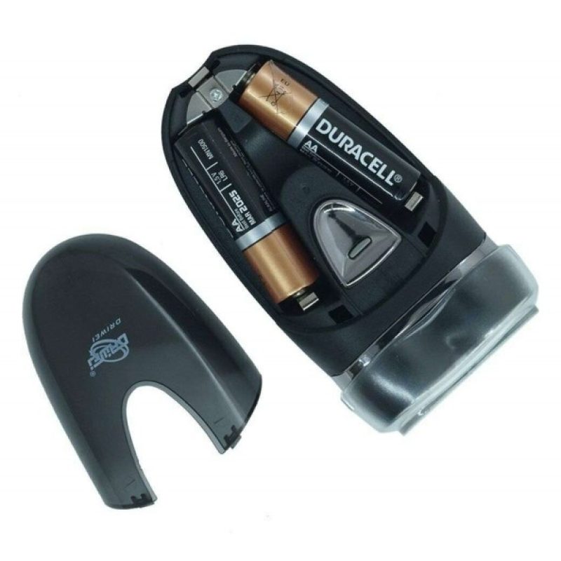 Rasoio mini regolabarba LED testina regola barba uomo elettrico batteria DW-014