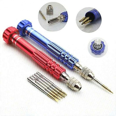 1 Cacciavite 5 punte di precisione mini kit riparazione cellulari PC dispositivi 