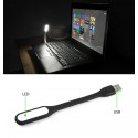 Luce Led flessibile mini luce nottura con USB lettura PC portatile lampada color 