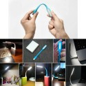Luce Led flessibile mini luce nottura con USB lettura PC portatile lampada color 