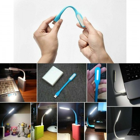 Luce Led flessibile mini luce nottura con USB lettura PC portatile lampada color 